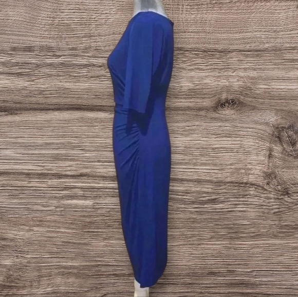 Vince Camuto Midi dress cob cobalt purple women’s size 8 - Picture 9 of 14